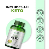 Simply Herbal Advanced Keto 1000mg | Green Tea, Coffee & Garcinia Cambogia | 60 Capsules