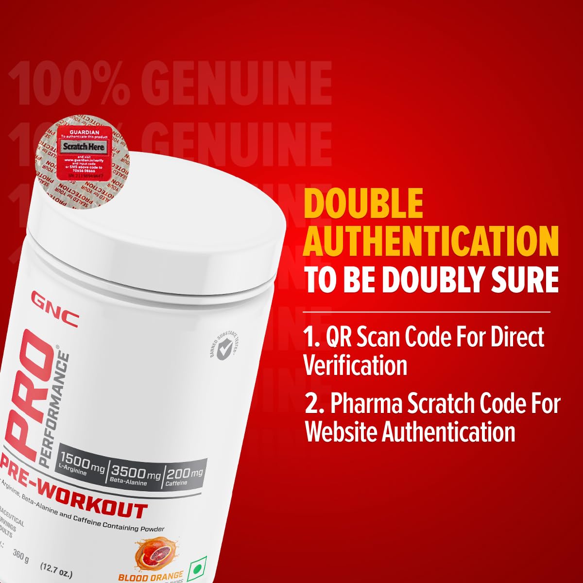 GNC Pro Performance Pre Workout - 30 Servings