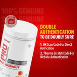 GNC Pro Performance Pre Workout (30 Servings) + Nutristar Micronized CREA Gold Creatine Monohydrate 250g (83 Servings) - Explosive Strength & Performance Combo