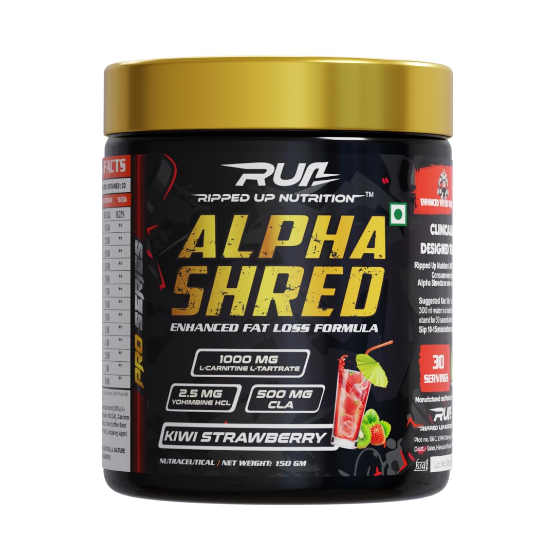Ripped Up Nutrition Alpha Shred | Weight Management & Metabolism Support | 150g, 30 Servings