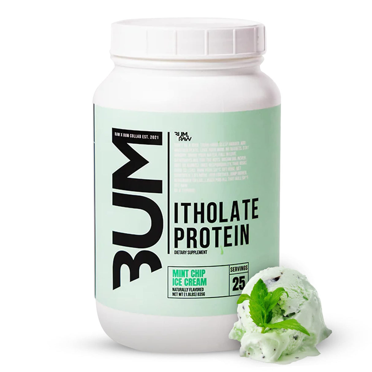 RAW Essential CBUM Itholate Whey Isolate Protein 25 Servings | Grass-Fed Whey Protein Isolate