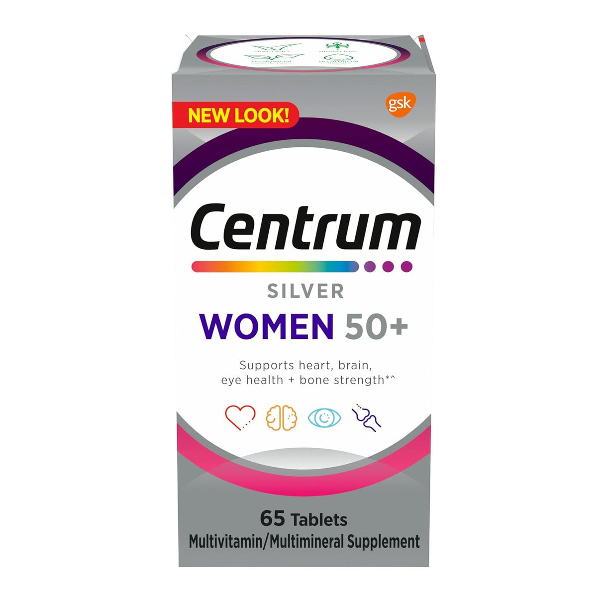 Centrum Silver Women 50+ Multivitamins | 65 Tablets