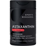 Sports Research Astaxanthin Plant-Based 12mg | 60 Veggie Softgels