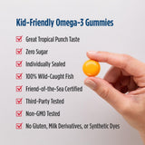 Nordic Naturals Children's DHA Gummy Chews | 600mg Omega-3 per Gummy | 30 Gummies