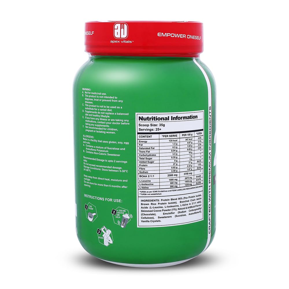 Apex Vitals Plant Life Protein - 2 Lbs