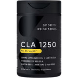 Sports Research CLA 1250 Max Strength | 95% Conjugated Linoleic Acid | 90 Softgels
