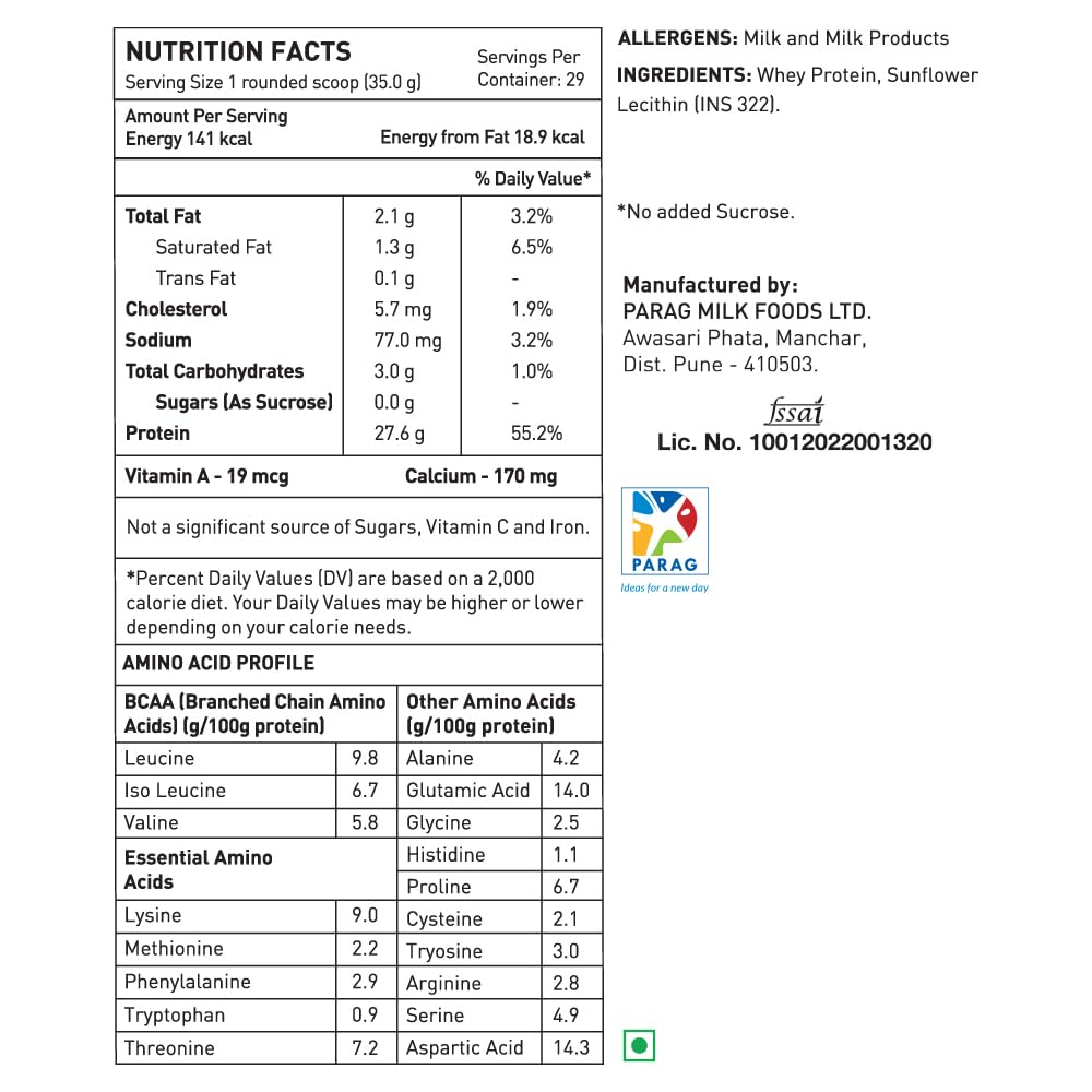 Avvatar Whey Protein Powder - 1 Kg