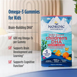 Nordic Naturals Children's DHA Gummy Chews | 600mg Omega-3 per Gummy | 30 Gummies