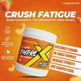 Healthfarm Thpre X Pre-Workout Powder – 40 Servings | Energy, Focus & Hydration Support | 500g
