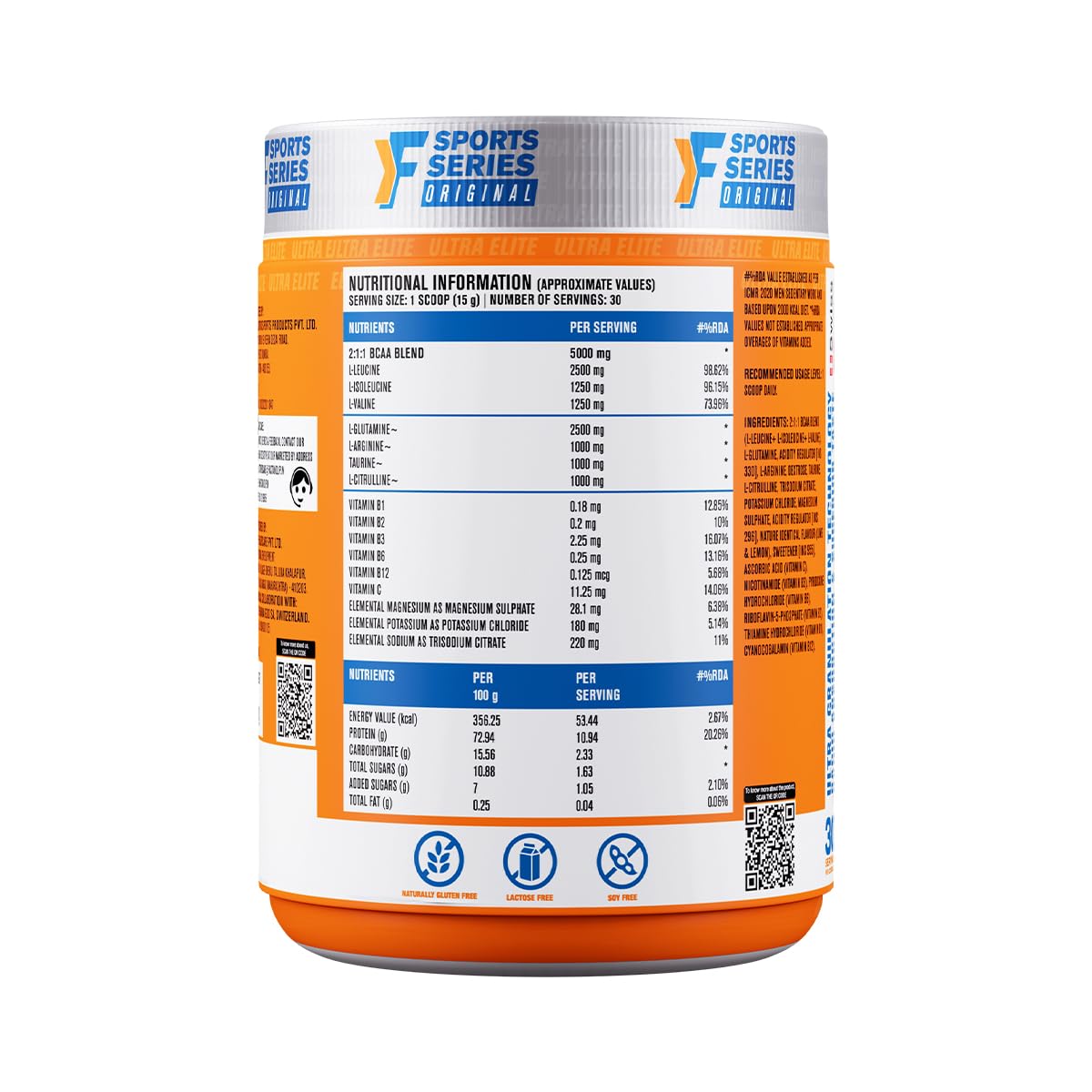 Fast&UP Bcaa 30 Servings