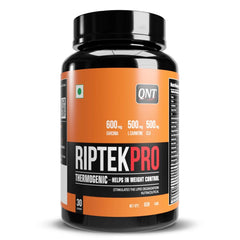 QNT RIPTEK PRO | 600mg Garcinia, 500mg L-Carnitine, 500mg CLA | Helps in Weight Control | 60 Tabs
