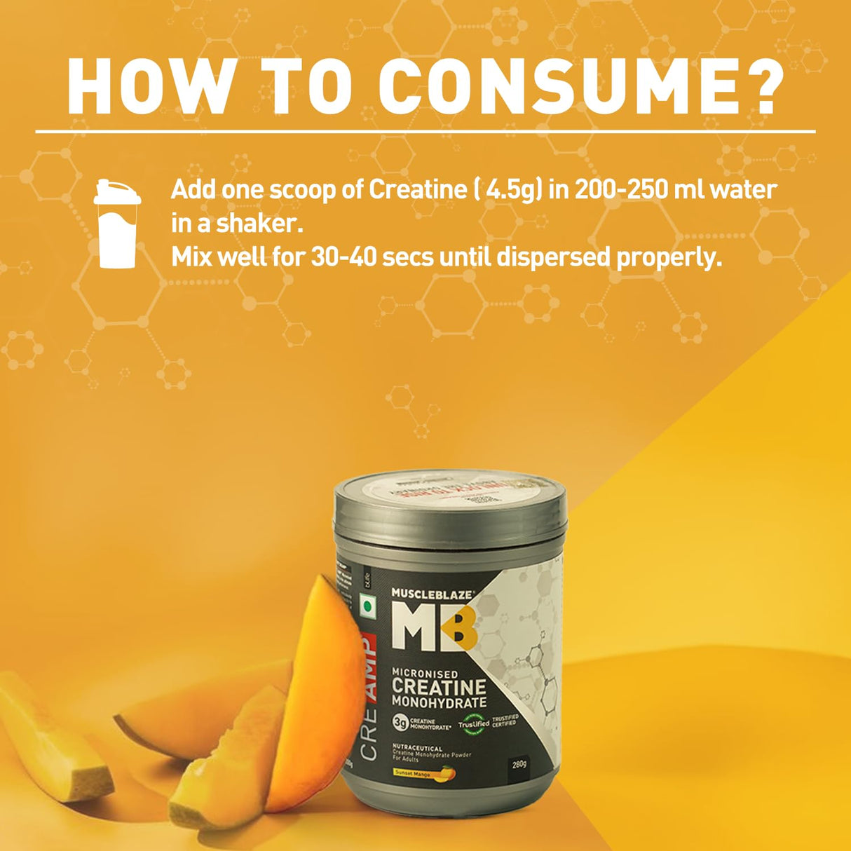 MuscleBlaze Creatine Monohydrate CreAMP