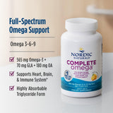 Nordic Naturals Complete Omega | 565mg Omega-3 Fish Oil | EPA & DHA | GLA & OA | 60 Softgels