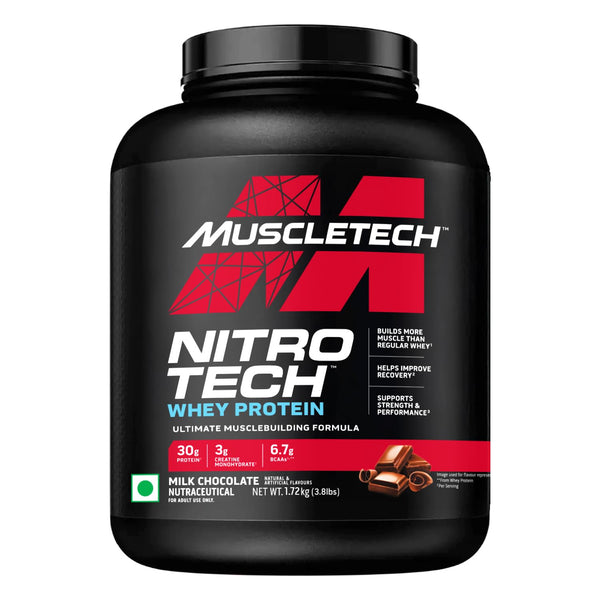 MuscleTech Nitro-Tech Performance Series Whey Protein - 3.8 Lbs (1.72kg)