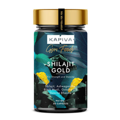 Kapiva Gym Foods Shilajit Gold (Helps in Boosting Stamina) 60 Capsules