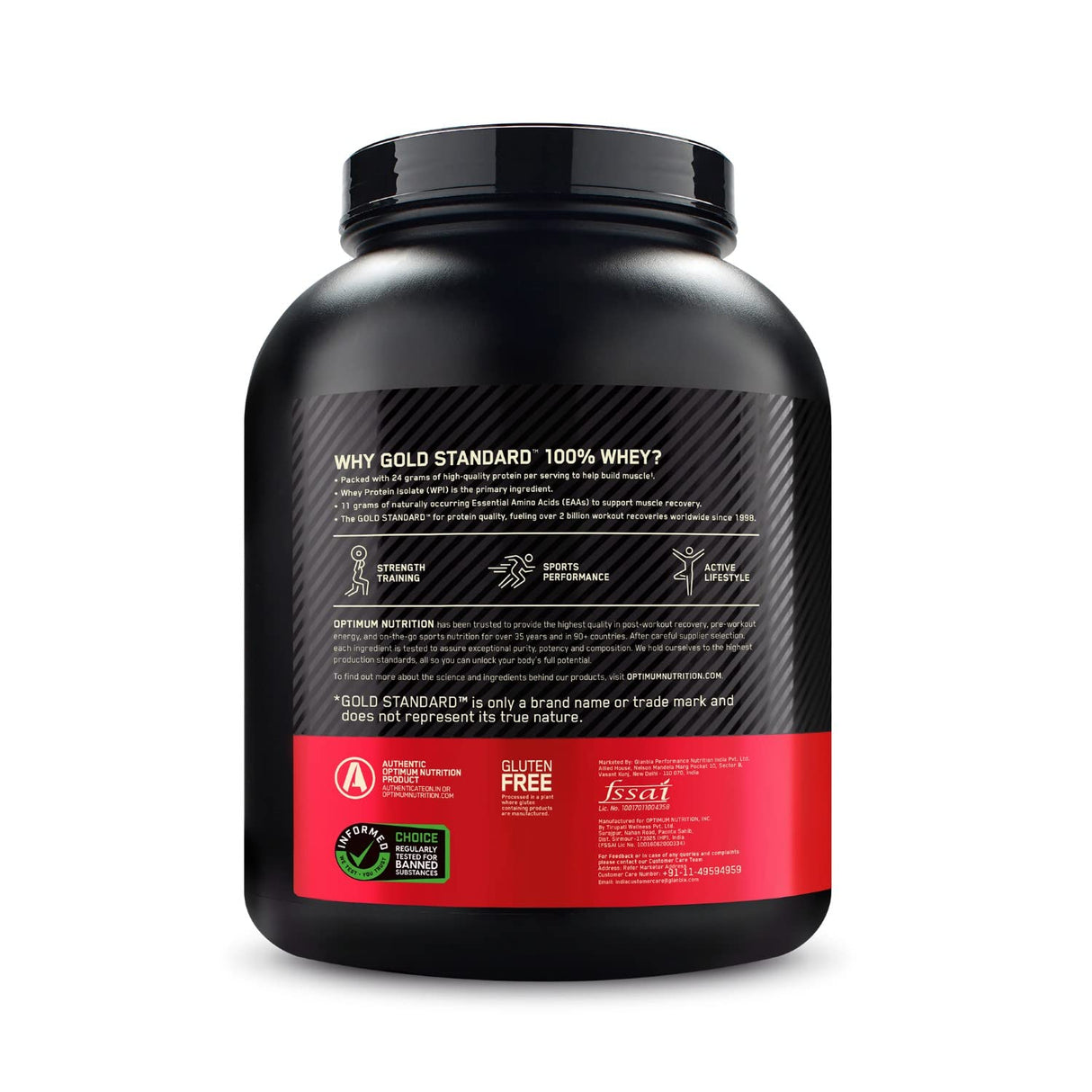 Optimum Nutrition (ON) Gold Standard 100% Whey 5 Lbs