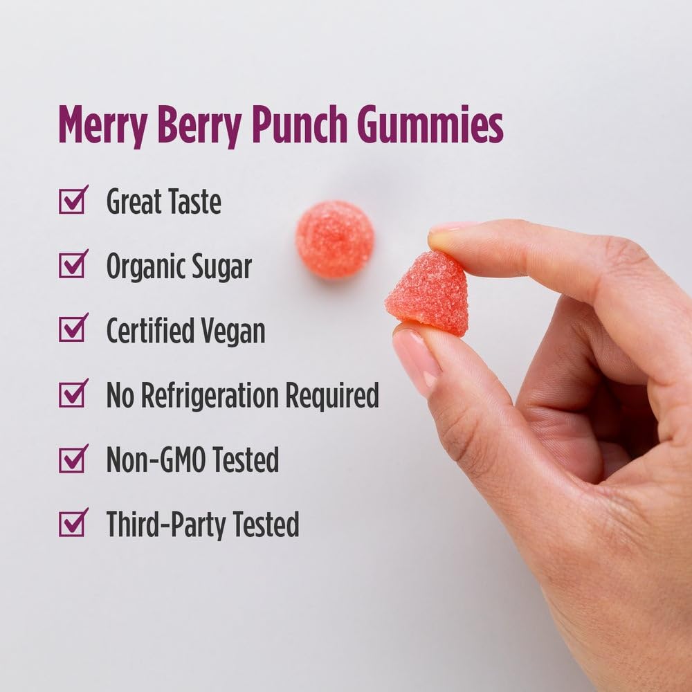 Nordic Naturals Kids Nordic Flora Probiotic Gummies | 1.5 Billion CFU | Prebiotic Fiber & Bacillus Coagulans | 60 Gummies