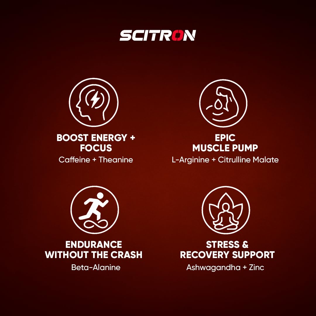 Scitron Volcano Pre Workout 300g, (60 Servings)