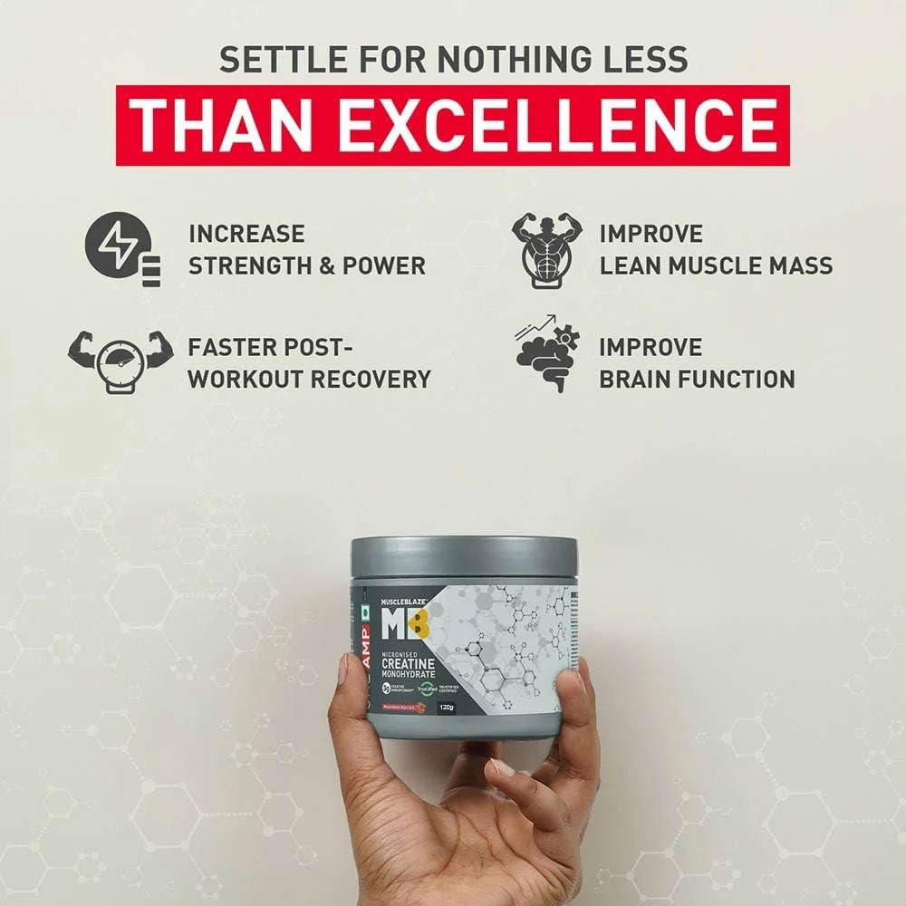 MuscleBlaze Creatine Monohydrate CreAMP 100gm