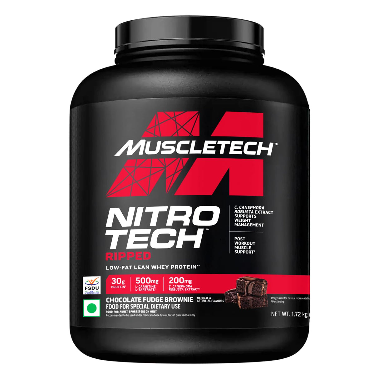Muscletech Nitro-Tech Ripped 3.8 Lbs (1.72Kg) - 42 Servings