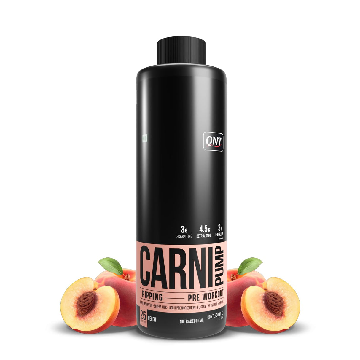 QNT Carni-Pump Ripping Pre-Workout Liquid 25 Servings
