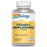 SOLARAY Vitamin C 500mg | Citrus Bioflavonoids, Rose Hips & Acerola | 250 Capsules