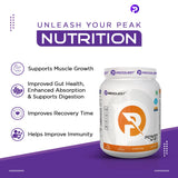 Proquest Power Whey Protein | 24g Protein Per Scoop | 5.3G Bcaa & 11.9G Eaa | Added Probiotics & Digezyme For Fast & Easy Digestion | 1 Kg