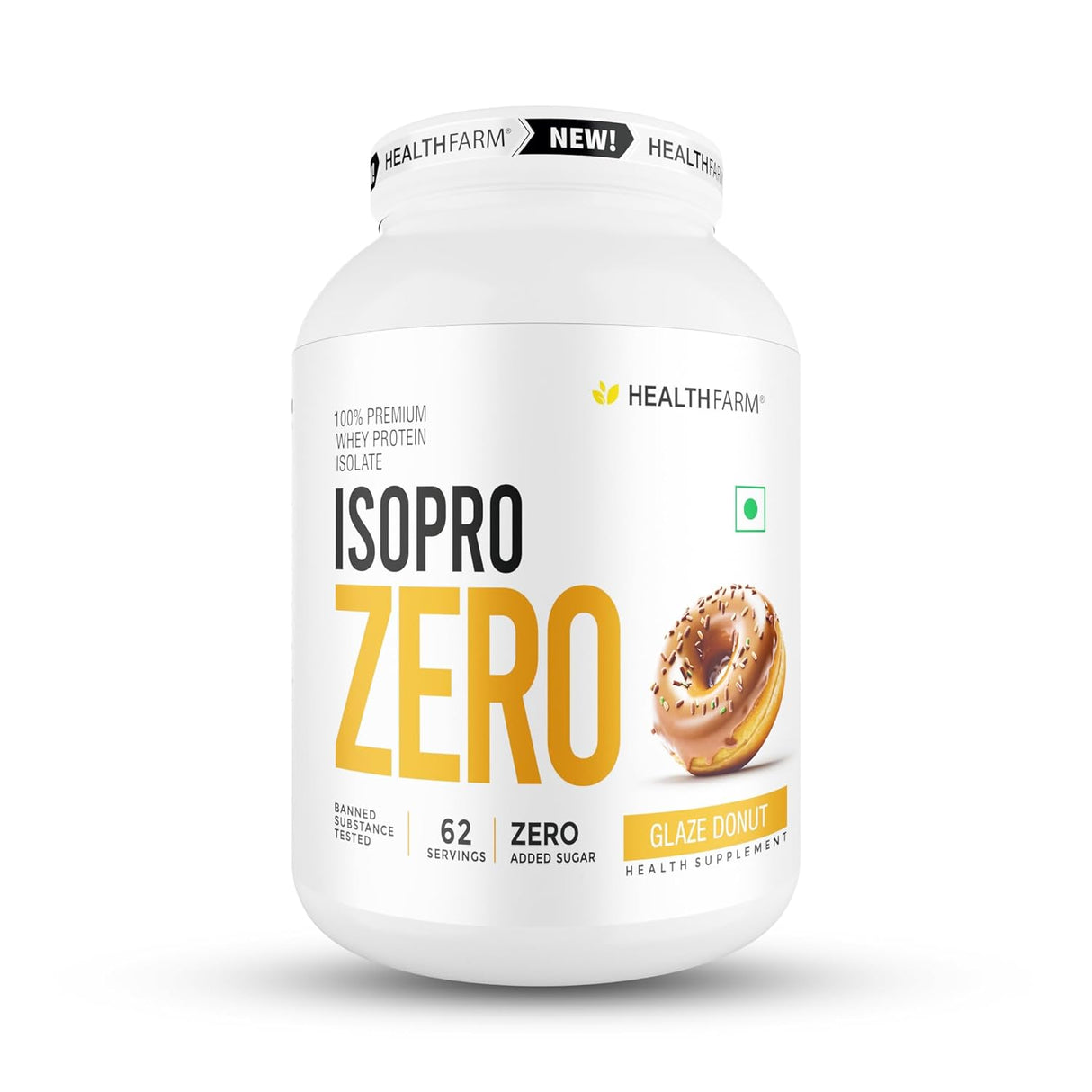 Healthfarm Isopro Zero 100% Whey Protein Isolate | Fast Recovery | 2 Kg (4.4 lbs)