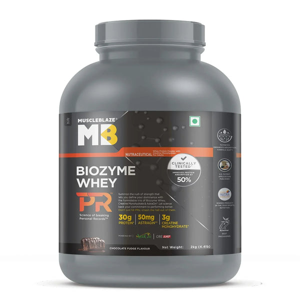 MuscleBlaze Biozyme Performance Whey Protein PR - 4.4 Lbs