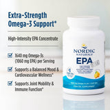 Nordic Naturals EPA Xtra | 1640mg High-EPA Omega-3 Fish Oil | 60 Softgels