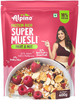 Alpino Super Muesli (Whole Grain Breakfast Cereal) - 400 gm