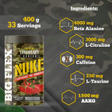 Bigflex Nuke Pre-Workout Powder | Energy & Workout Support | 400g (33 Servings)