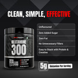 Prosupps Glutamine 300g Powder | Muscle Recovery & Immune Support Supplement | 60 Servings