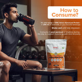 GNC Select Advanced Whey Protein | 24g Protein | 10.5g EAAs | Whey Isolate & Concentrate Blend | 1kg