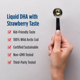Nordic Naturals Children's DHA | 530mg Omega-3 Fish Oil | Arctic Cod Liver Oil | EPA & DHA | 237ml (8 Oz)