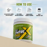 Healthfarm Thpre X Fizz Pre-Workout Powder – 40 Servings | Energy, Focus & Hydration Support | 400g