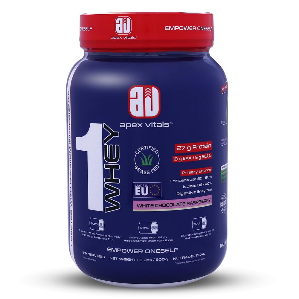 Apex Vitals 1 Whey with Digestive Enzymes - 2 Lbs
