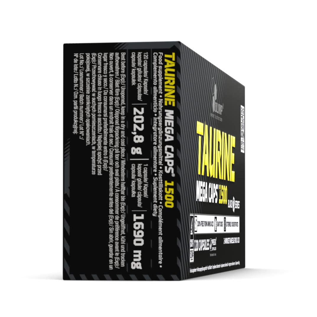 Olimp Sport Nutrition Taurine Capsules 1500mg | 120 Mega Capsules