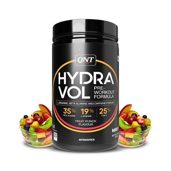 QNT Hydravol Pre-Workout Formula | Beta-Alanine, Caffeine | Energy Boost, Focus & Muscle Strength | 400g, 30 Servings