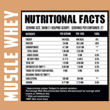 Ripped Up Nutrition Muscle Whey | 24g Protein, Low Carb Formula | 907g, 27 Servings