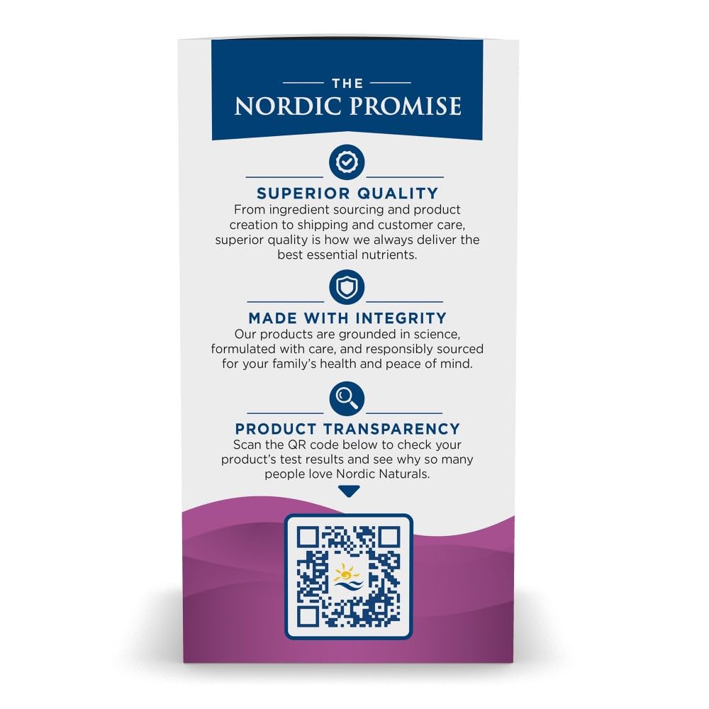 Nordic Naturals Omega Woman | 500mg Omega-3 Fish Oil & GLA | 800mg Evening Primrose Oil | 120 Softgels