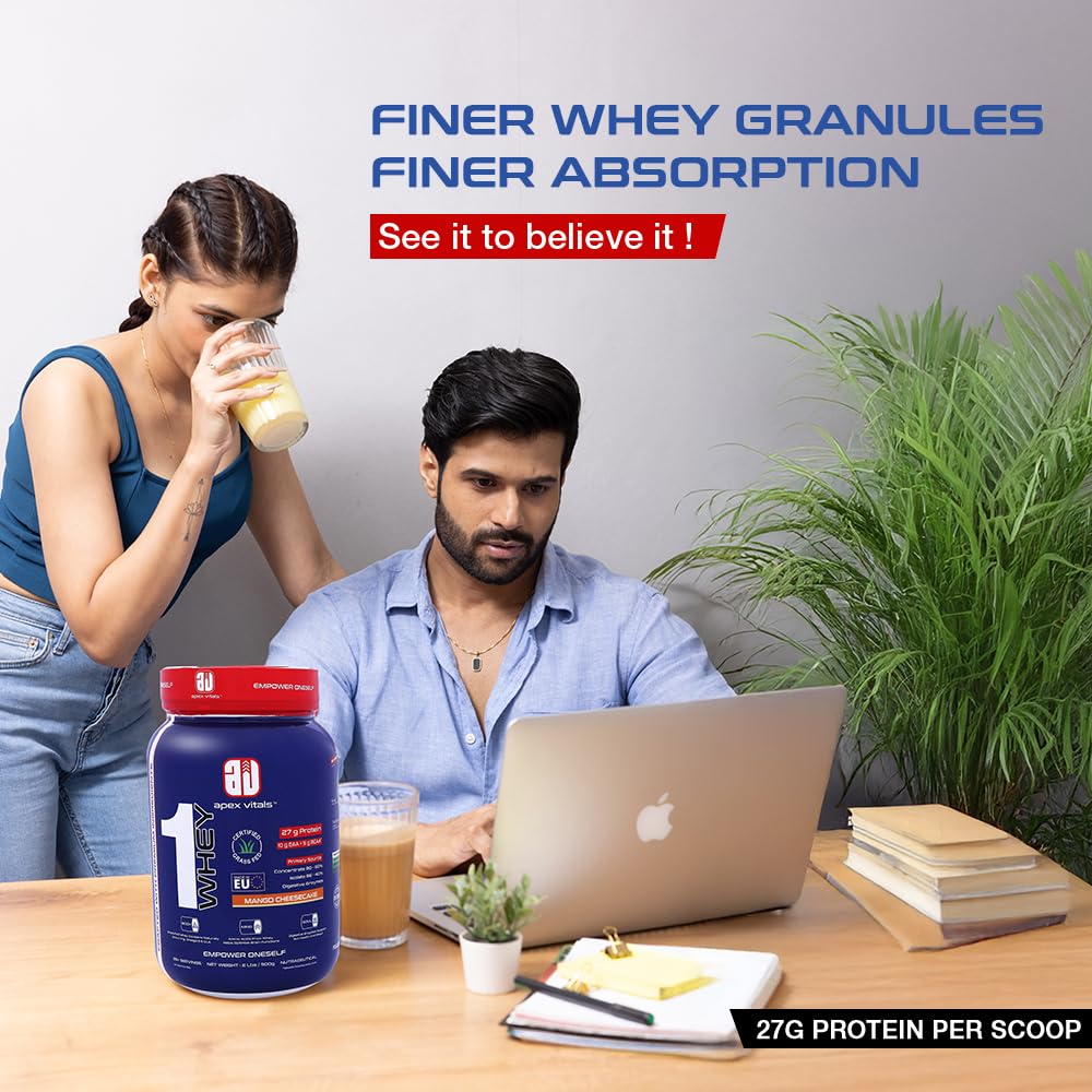 Apex Vitals 1 Whey with Digestive Enzymes - 2 Lbs