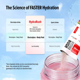 GNC HydraRush Advanced Hypotonic Hydration Formula | 13 Electrolytes, Vitamins & Himalayan Pink Salt | 135 gm | 15 Sachets