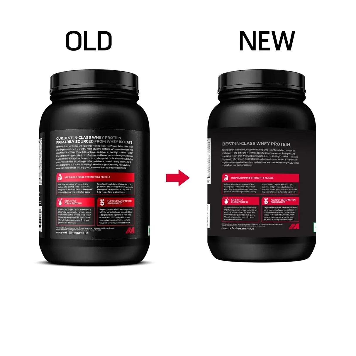 MuscleTech Nitrotech 100% Whey Gold - 2 Lbs