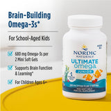 Nordic Naturals Ultimate Omega Junior Fish Oil 680mg | EPA & DHA | 90 Mini Chewable Softgels