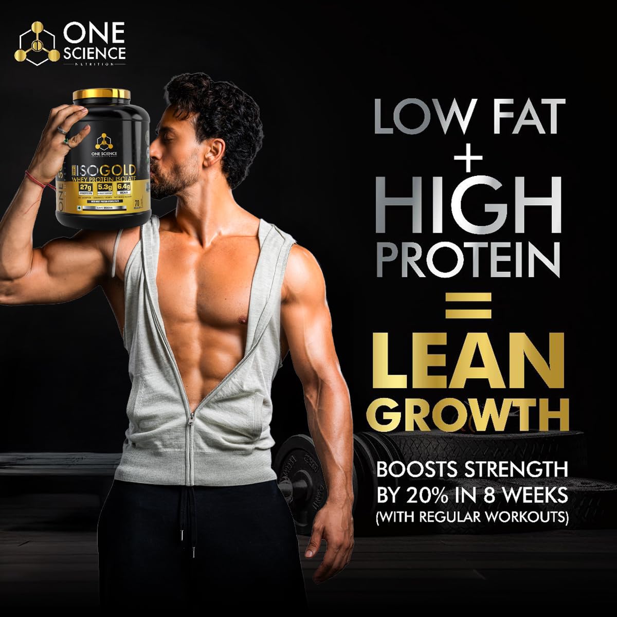 One Science ISO GOLD Whey Protein Isolate - 5 Lbs