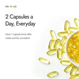 Kapiva Ayur Foods Flaxseed Omega 3 Capsules - 30 Servings