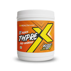 Healthfarm Thpre X Pre-Workout Powder – 40 Servings | Energy, Focus & Hydration Support | 500g