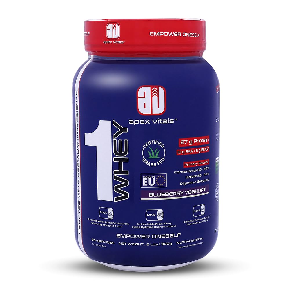 Apex Vitals 1 Whey with Digestive Enzymes - 2 Lbs
