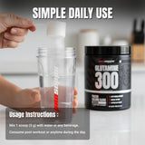 Prosupps Glutamine 300g Powder | Muscle Recovery & Immune Support Supplement | 60 Servings